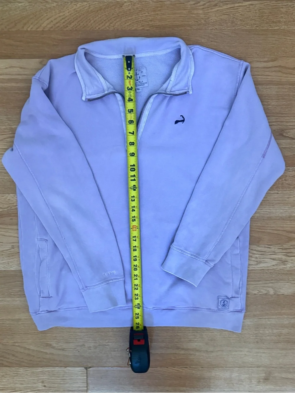 Men's Quarter-Zip Pullover Sweater - Lavender
